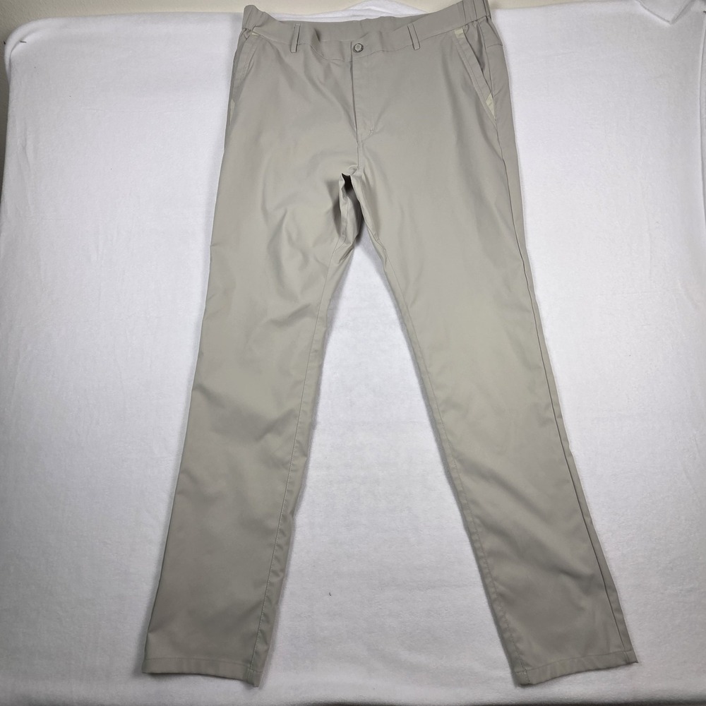 Jack Archer Jetsetter Performance‎ Pants Beige Men's Sz 40x34 Golf Casual Travel